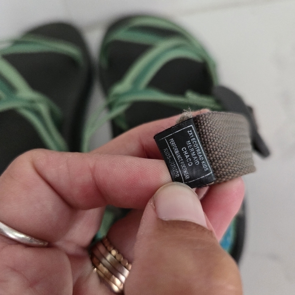 Chaco ZX/1 Dual Strap Cloud Adjustable Waterproof Outdoor Hiking Sandals Kids 5 - Picture 6 of 8
